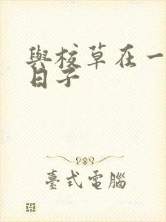 与校草在一起的日子