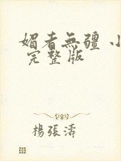 媚者无疆 小说 完整版