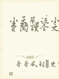 小天风流小说免费阅读全文最新章节