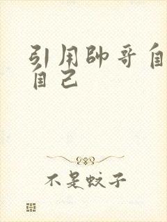 引用帅哥自己玩自己