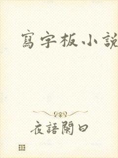 写字板小说