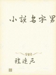小说名字男生封面