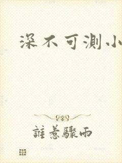 深不可测小说