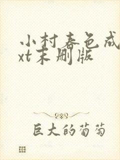 小村春色成刚txt末删版
