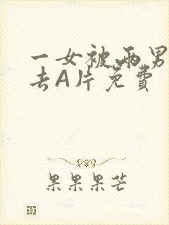 一女被两男桶进去A片免费封面