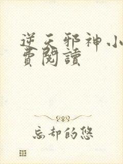 逆天邪神小说免费阅读