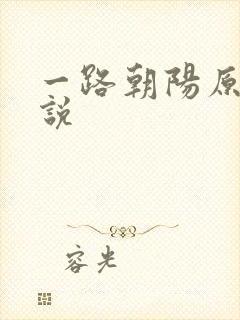 一路朝阳原著小说
