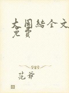 大团结全文阅读免费封面