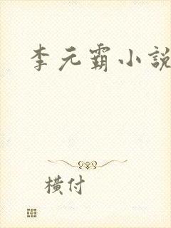 李元霸小说
