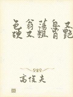 色翁荡息又大又硬又粗肖艳