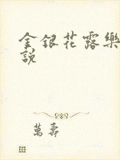 金银花露乐可小说封面