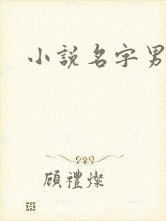 小说名字男生
