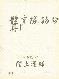 体育队的公用玩具1