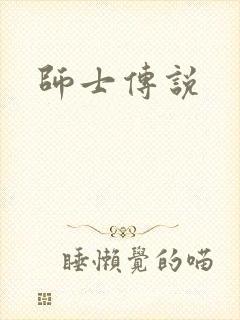 师士传说封面