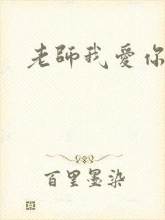 老师我爱你封面