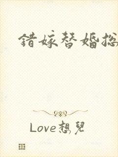 错嫁替婚总裁