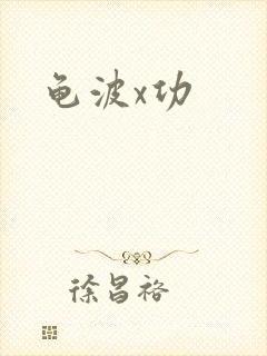 龟波x功封面