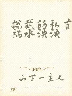 总裁的私有宝贝祸水泱泱