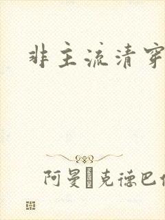 非主流清穿
