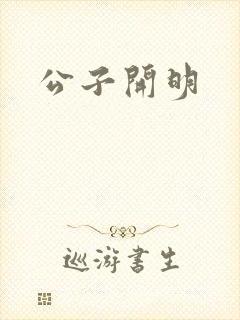公子开明封面
