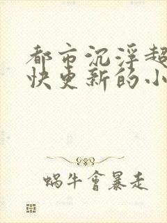 都市沉浮超前超快更新的小说