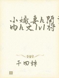 小娇妻h开荤粗肉h文1v1将军封面