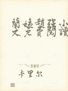 兰姨赵强小说全文免费阅读