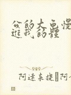公的大龟慢慢挺进我的体