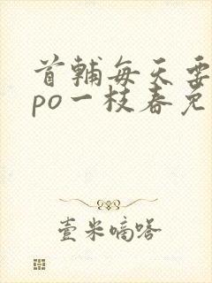 首辅每天要不够po一枝春免费阅读