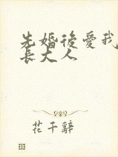 先婚后爱我的市长大人
