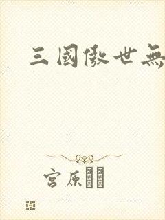 三国傲世无双