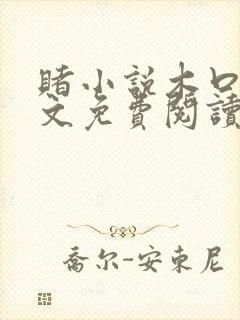 赌小说木口银全文免费阅读笔趣阁