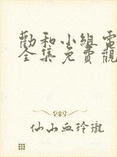 劝和小组电视剧全集免费观看
