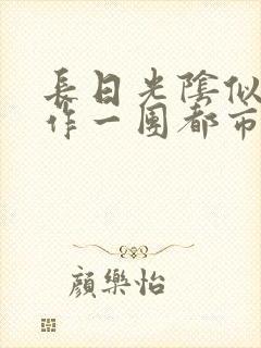 长日光阴似箭乱作一团都市言情封面