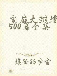 家庭大杂烩小说500篇全集封面