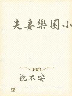 夫妻乐园小说