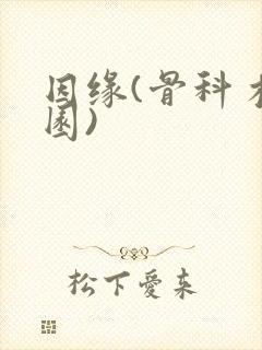 因缘(骨科 校园)