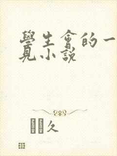 学生会的一己之见小说封面