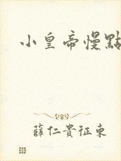 小皇帝慢点疼封面