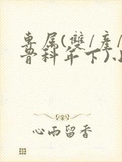 专属(双/产/骨科年下)小说封面