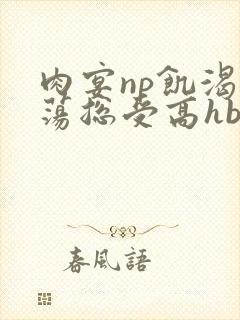 肉宴np饥渴放荡总受高hbl
