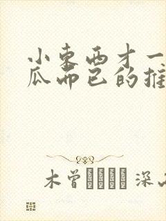 小东西才一根黄瓜而已的推荐书封面
