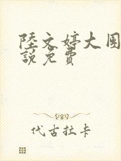 陆文婷大团圆小说免费