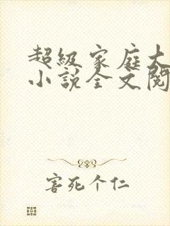 超级家庭大杂烩小说全文阅读