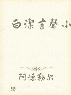 白洁有声小说封面