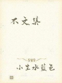 不文集