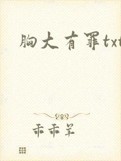 胸大有罪txt封面
