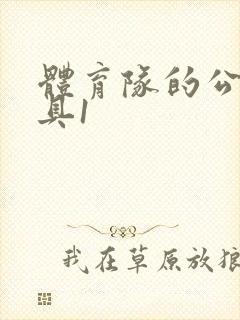 体育队的公用玩具1