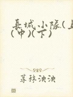 长城小队(上)(中)(下)