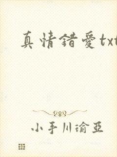 真情错爱txt